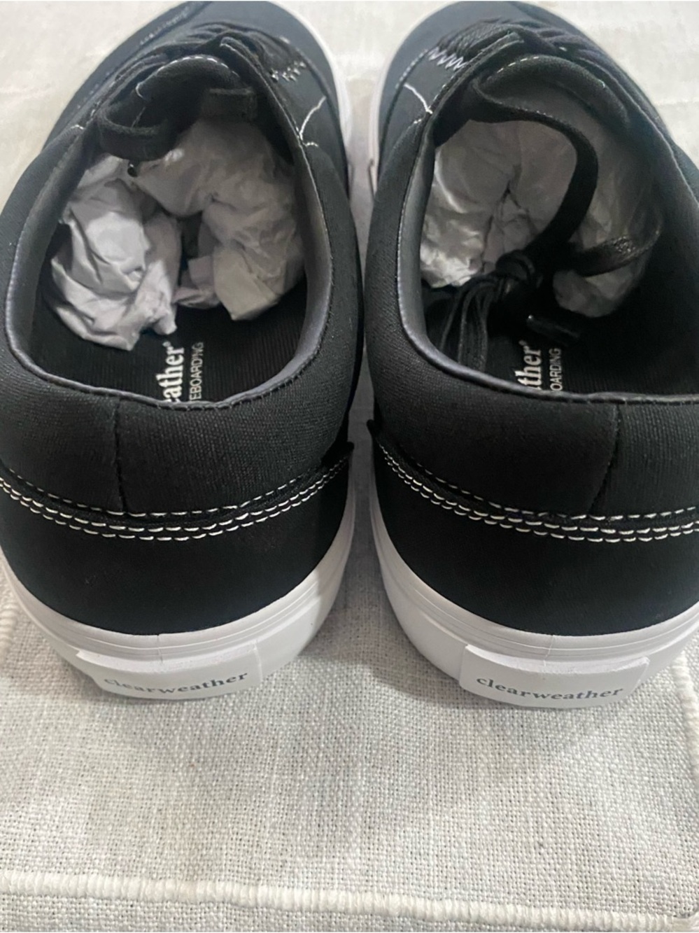 NWT Clearweather Donny Black Sz 13.5 W / 12 M - Picture 2 of 6